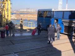 Из Турции в Украину прибыл паром с 35 украинцами на борту