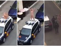 Испанка устроила  голый протест  из-за карантина (видео 18+)