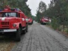 В Чернобыльской зоне тушат очаги тления