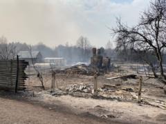 Пожары на Житомирщине: огонь уничтожил 39 зданий