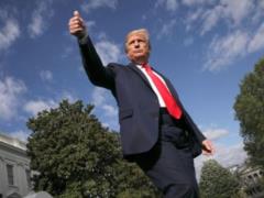 Trump left the White House for the first time in a month