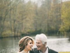 Richard Gere s wife showed off their previously unpublished wedding photos
