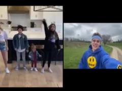 Grande and Bieber filmed in a touching video their loved ones, Paltrow and the Jenner sisters