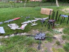 На Львовщине пограничники обнаружили беспилотный авиапарк
