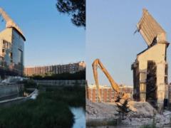In Madrid, the dismantling of the legendary arena of Vicente Calderon