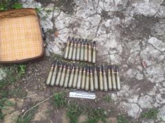 Guardsmen revealed an ammunition cache in the CAB