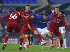 “Liverpool” failed to win the derby in the first match after quarantine