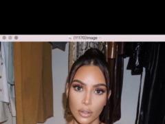 Kim Kardashian in top and latex pants boasted outstanding buttocks