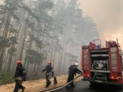 В Луганской области пожар уничтожил более 100 домов