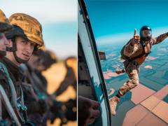In the Kirovohrad region, guards made more than 400 parachute jumps