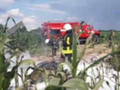 In the Kiev region crashed light-engine aircraft