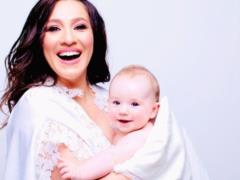 Natalka Karpa boasted of her first sea trip with her six-month-old daughter