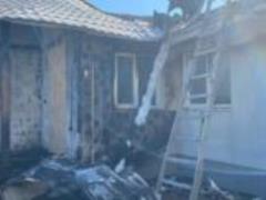 Police opened a case over a fire in Shabunin s house