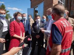 Президенты Украины и Швейцарии посетили КП  Вода Донбасса 