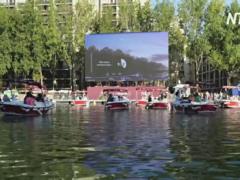 Cinema on the water: Parisians have new entertainment