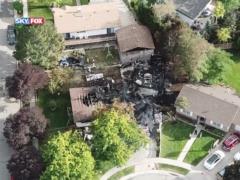В США легкомоторный самолет упал на жилые дома, погибли три человека