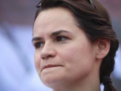 Belarusian presidential candidate Tikhanovskaya answered the question,  