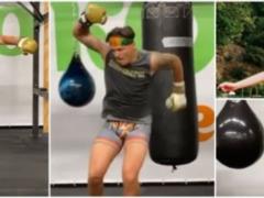 In a T-shirt with the inscription Simferopol and bright shorts: Usyk danced in training and ran into Polyakova s comment