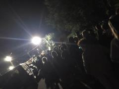 Hundreds of people seeking to leave Crimea formed a huge queue at the checkpoint