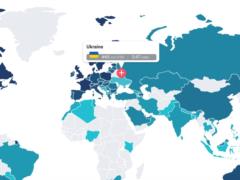Украина заняла 65-е место в рейтинге Цифрового качества жизни