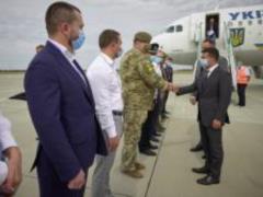 Владимир Зеленский прибыл с рабочей поездкой на Херсонщину
