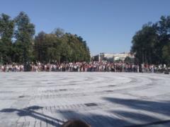 В центре Харькова на месте Ленина открыли сквер с фонтаном