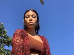 Kourtney Kardashian in a micro-bikini arranged a seductive photo shoot with her friend