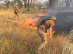 Пожар на Луганщине: раненые военные и поврежденные дома