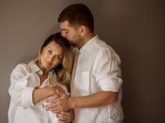 Anna Salivanchuk with her newborn son arranged a photo session in the hospital