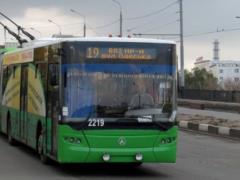В Харькове троллейбус №19 временно не ходит