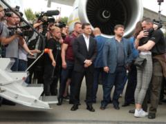 Год со дня освобождения из российского плена режиссера Олега Сенцова и украинских моряков