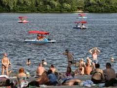 In Kiev, it was forbidden to swim on all official beaches