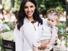 Санта Димопулос трогательно поздравила дочь с первым днем рождения