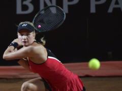 The second racket of Ukraine won a strong-willed victory over an American at a tournament in Rome