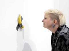 Cattelan s scandalous banana goes to the Guggenheim