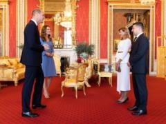 In London, Zelensky held an audience with members of the royal family