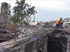 How the consequences of a major fire in an old house are eliminated in Kharkov