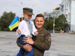 По всей Украине дети рассказали о своих защитниках