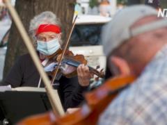 Classics on the Street: the New York Philharmonic Orchestra plays in the open air