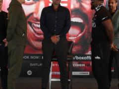 The smile of the Ukrainian, the restraint of the British: Usyk and Chisora \u200b\u200bhad a duel of views before the superfight