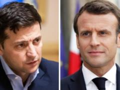 Zelensky discussed with Macron the situation in Donbass