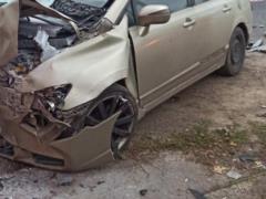 In Kharkov, a car crashed into a bus stop, there are injured