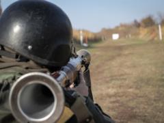 Grenade launcher guards honed their skills