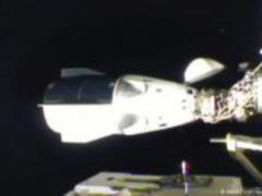 US crewed spacecraft Crew Dragon docked with ISS