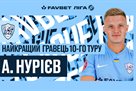 Нуриев обошел Гармаша и стал лучшим игроком 10-го тура УПЛ
