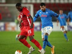 Group F. Napoli tied with AZ, Real Sociedad lost points in the match with Rieka
