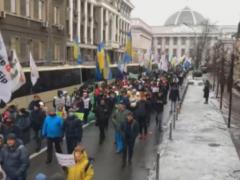 Под Радой на митинг собираются предприниматели