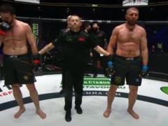 Левым в челюсть: украинский боец MMA уничтожил россиянина на турнире в Москве