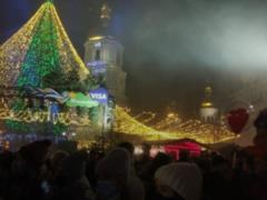 Во время открытия главной елки в Киеве произошел пожар