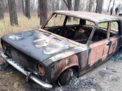 Под Харьковом двое подростков угнали и сожгли автомобиль